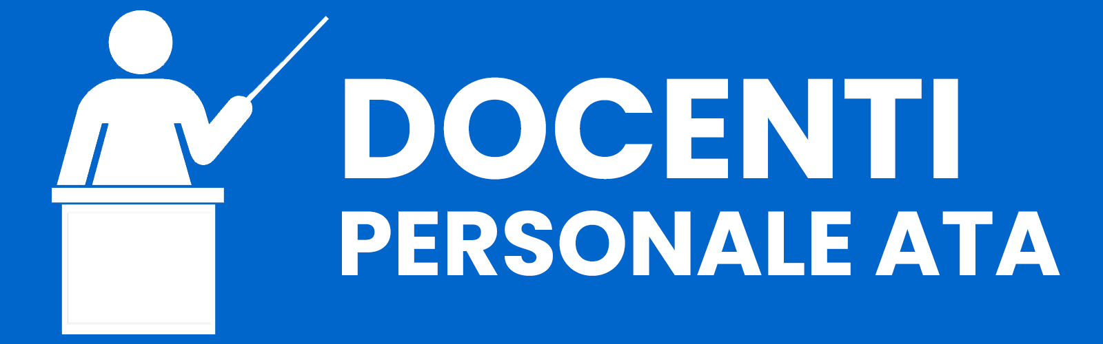Banner Docenti/ATA (Sfondo Blu)